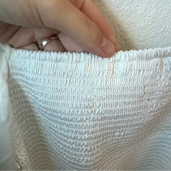 Urban Outfitters Satin Wrapped Bell Sleeve Crop Top - Picture 5 of 6